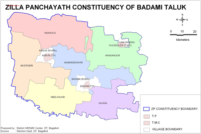 Zila Panchayat Constituency of Badami Taluk