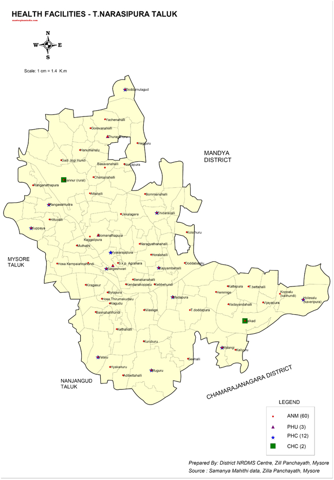 T.Narasipura Taluk Health Facilities
