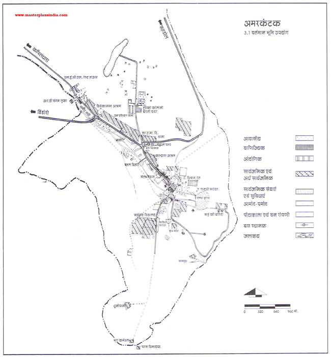 Amarkantak Generalised Existing Land Use Map