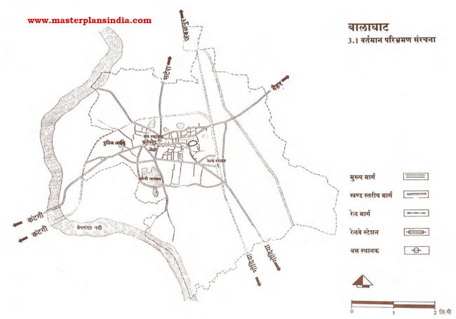 Balaghat Existing Route Map