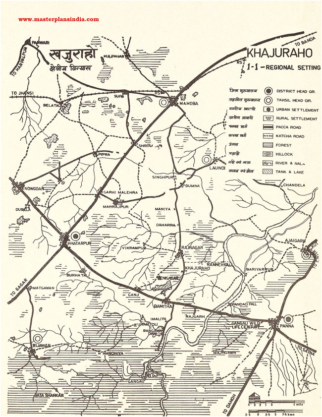 Khajuraho Regional Location Map