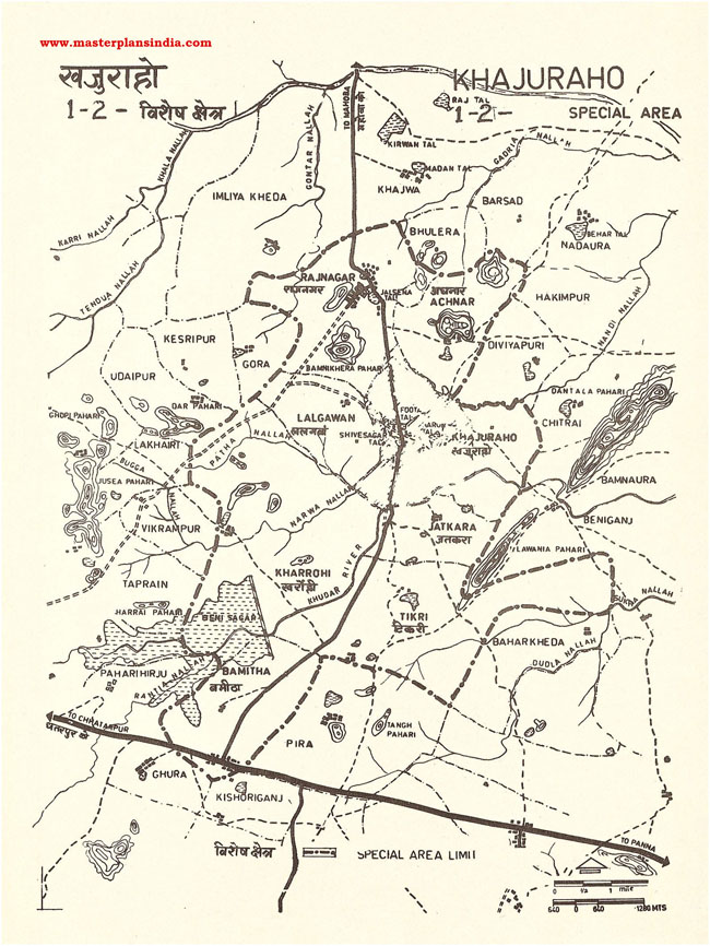 Khajuraho Special Area Map