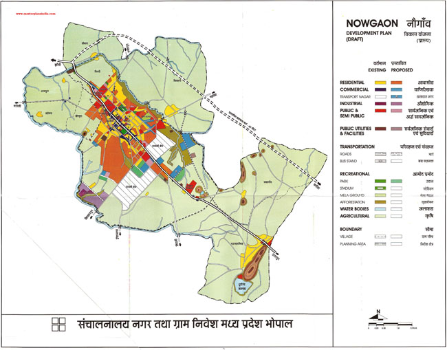Nowgaon Development Plan Map