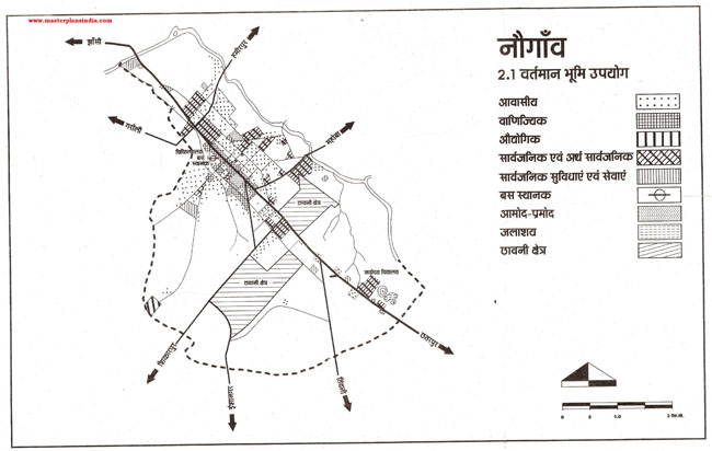 Nowgaon Existing Land Use Map