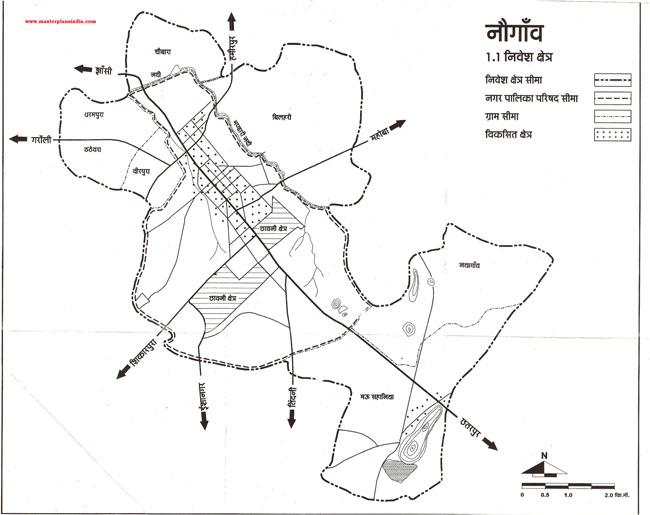 Nowgaon Investment Area Map