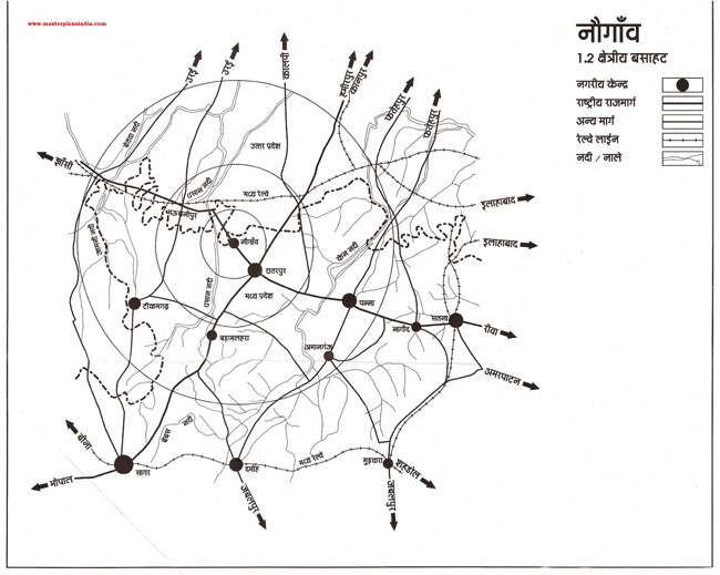 Nowgaon Residential Area Map