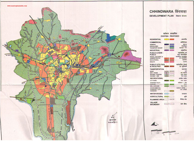 Chhindwara Master Development Plan Map
