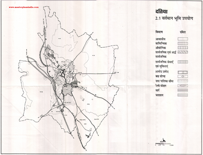 Datiya Existing Land Use Map