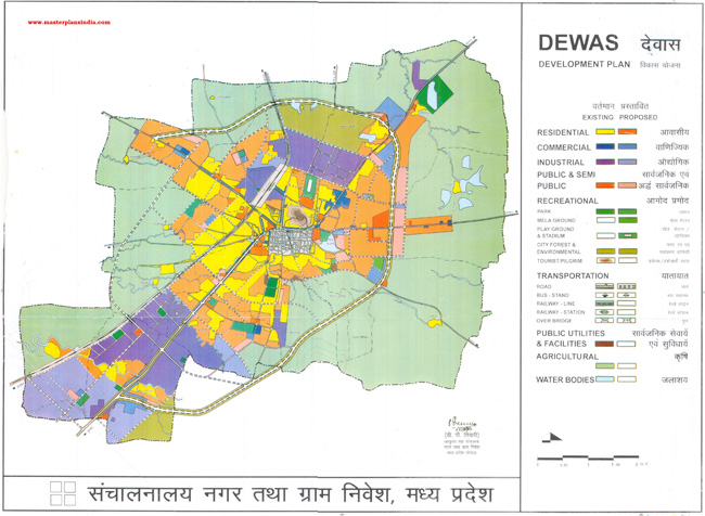 Dewas Development Plan Map 