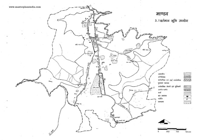 Mandav Existing Land Use Map