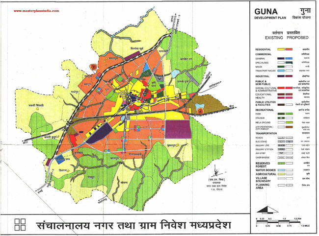 Guna Development Plan Map