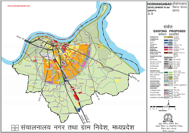 Hosangabad Development Plan Map Draft