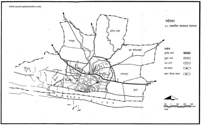 Maheshwar Proposed Transportation Pattern
