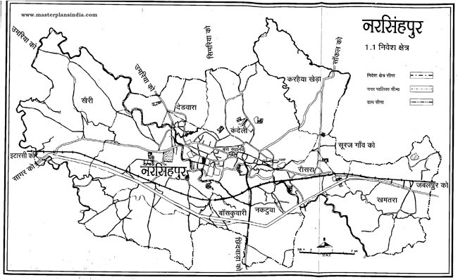 Narsinghpur Investment Area Map