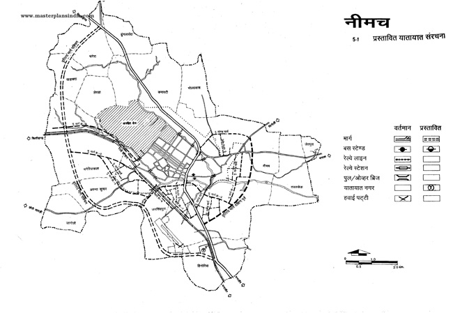 Neemuch Proposed Transportation Pattern