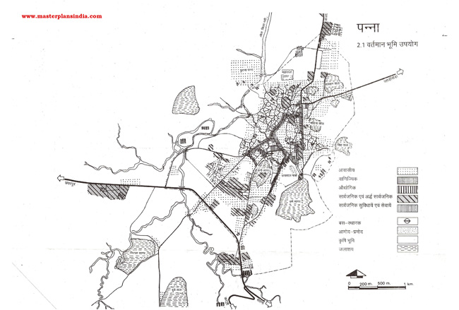 Panna Existing Land Use Map