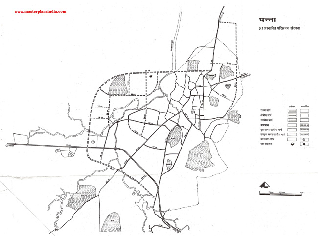 Panna Proposed Transportation Pattern