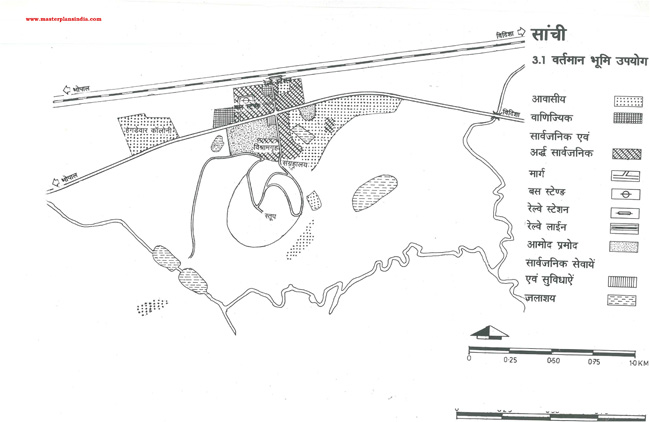 Sanchi Existing Land Use Map