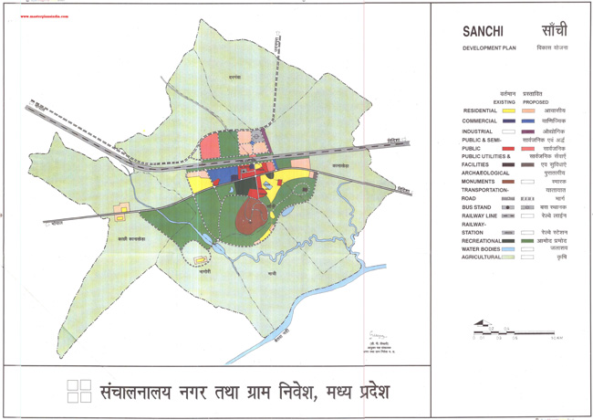 Sanchi Master Development Plan Map