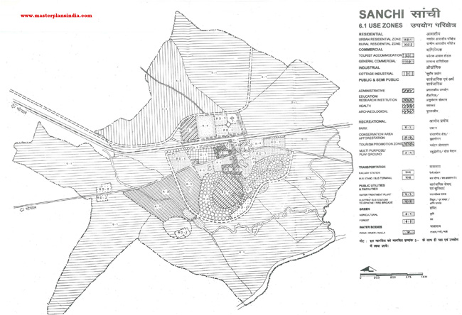 Sanchi Land Use Zones