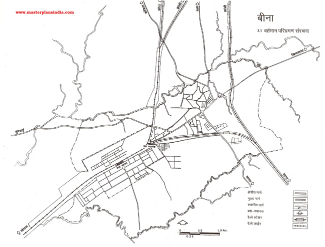 Bina Existing Roads and Transportation