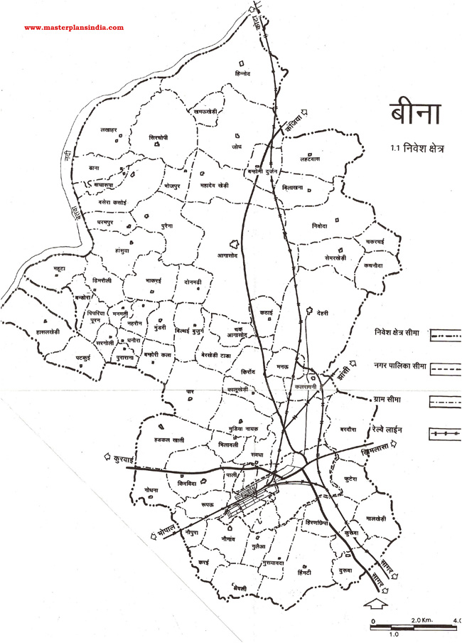 Bina Planning Area Map