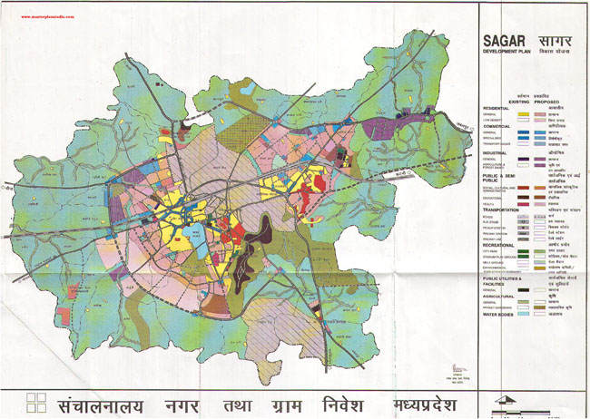 Sagar Development Plan Map
