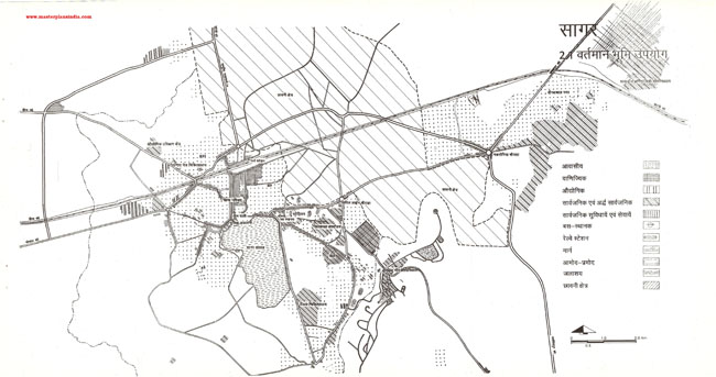 Sagar Existing Land Use Map