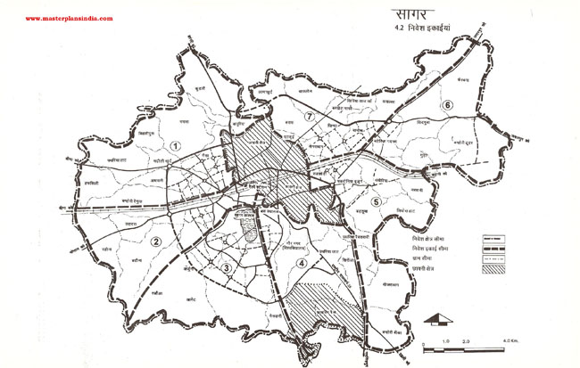 Sagar Planning Units Map