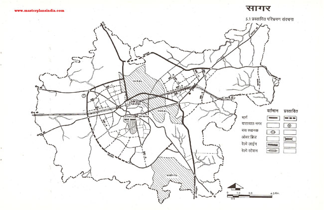 Sagar Proposed Roads and Transportation