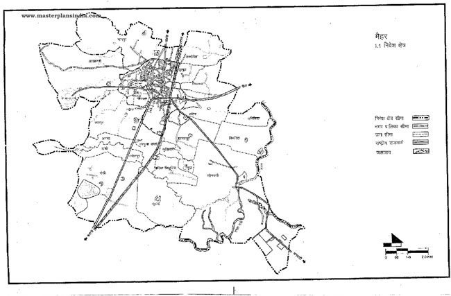 Maihar Planning Area Map