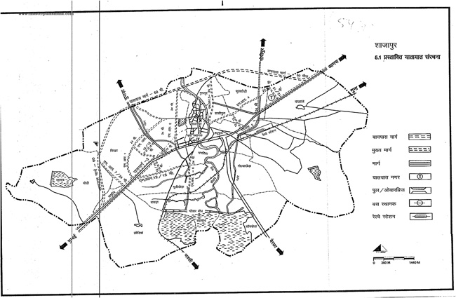 Shajapur Proposed Transportation Pattern