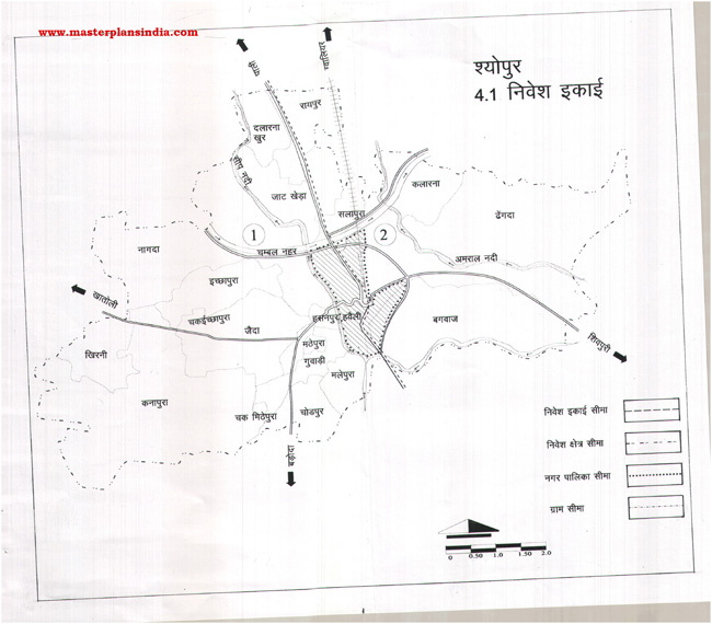 Sheopur Planning Units Map