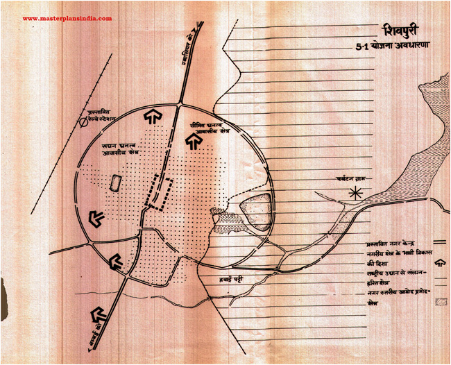 Shivpuri Structure Plan Map