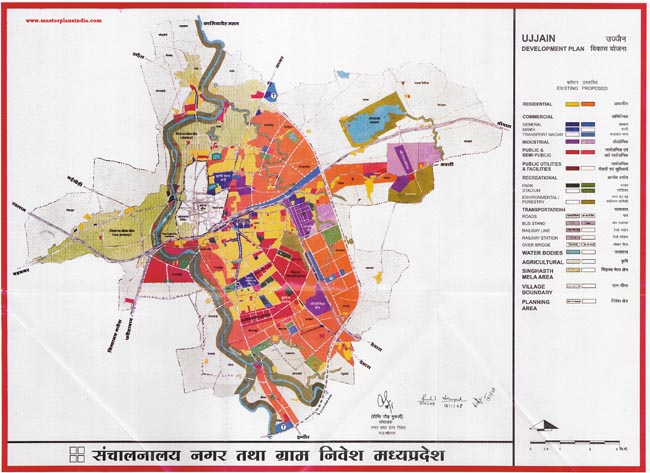 Ujjain Master Development Plan Map