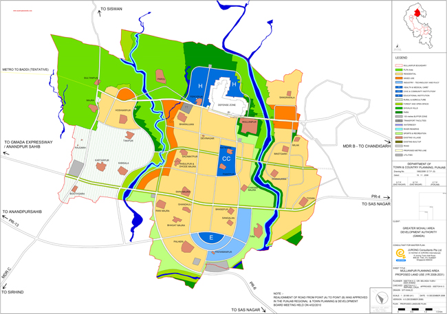 Mullanpur Master Plan 2031 Map
