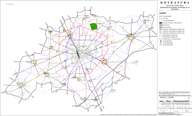 Kotkapura Proposed Transport Network Plan