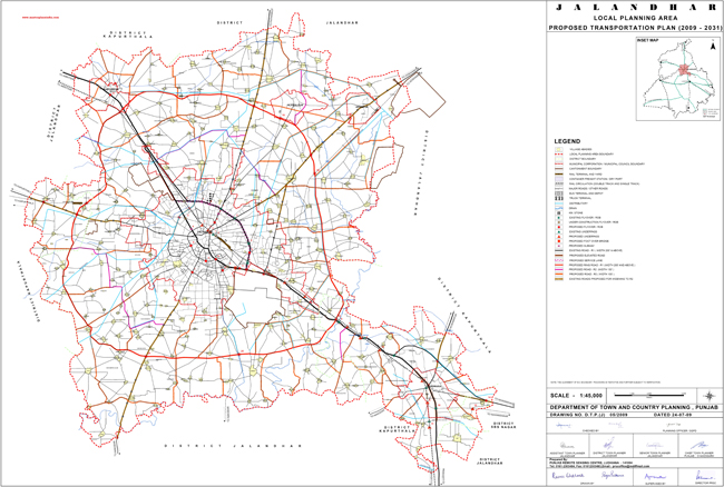 Jalandhar Proposed Transportation Plan