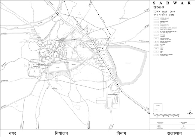 Sarwar Town Map 2010