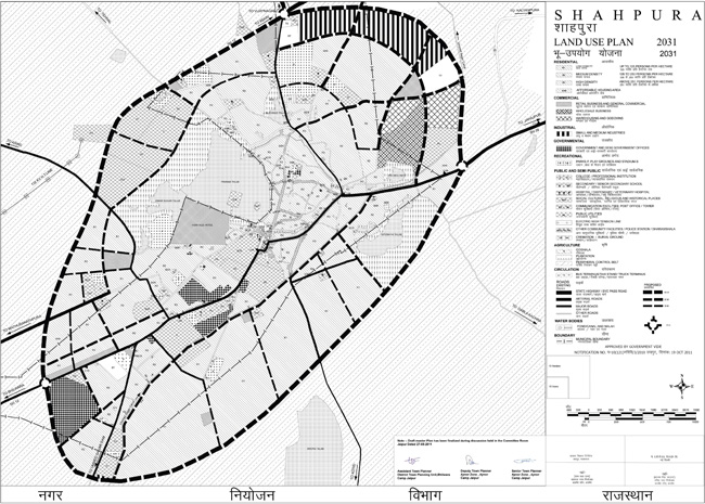 Shahpura Master Development Plan 2031 Map