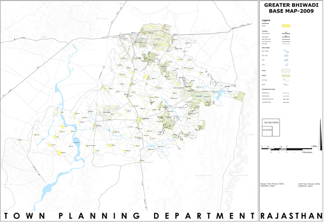Greater Bhiwadi Base Map 2009