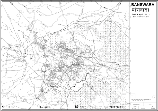 Banswara Town Area Map