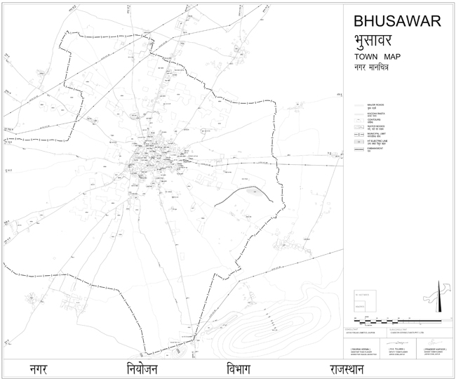 Bhusawar Town Map