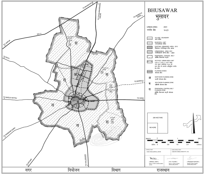 Bhusawar Urban Area 2031 Map