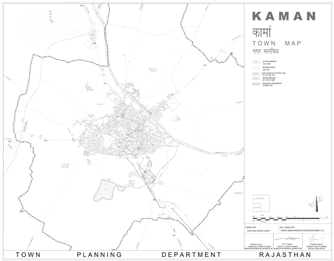 Kaman Town Map