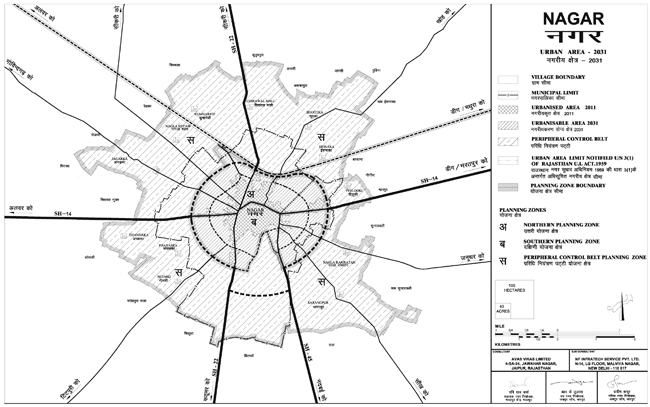 Nagar Urban Area 2031 Map