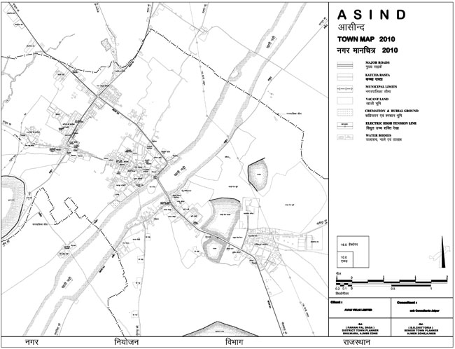 Asind Town Map 2010