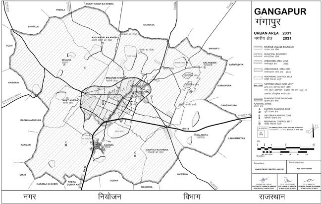 Gangapur Urban Area 2031 Map