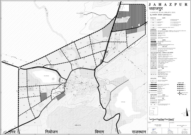 Jahazpur Master Development Plan 2031 Map