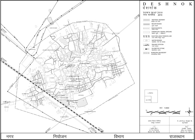 Deshnok Town Map 2010